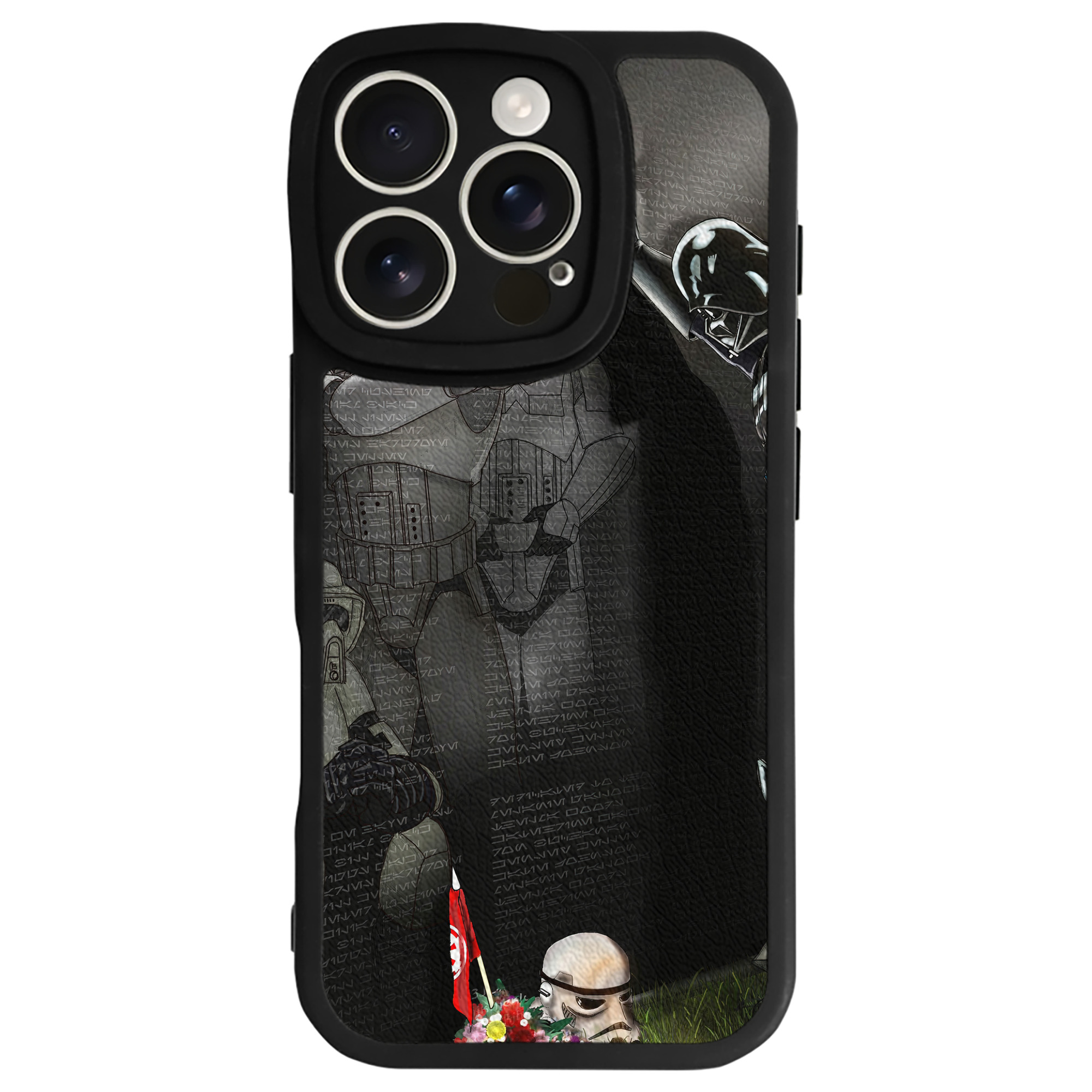 （画像用） スター・ウォーズ Star Wars 【iPhone 16シリーズ対応】シリコンスマホケース（レザー調） 材質：シリコン